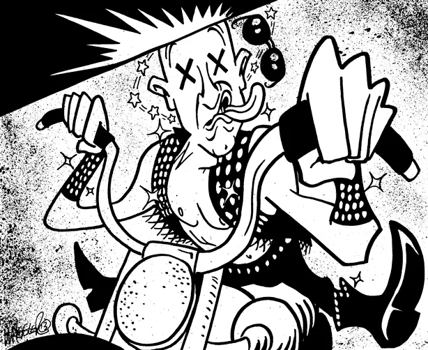 THE SECRET HISTORY OF HEAVY METALProvided spot illustrations for Esquire article based on excerpts from&nbsp;Louder Than Hell: The Definitive Story of Metal, by Jon Wiederhorn and Katherine Turman.&nbsp;