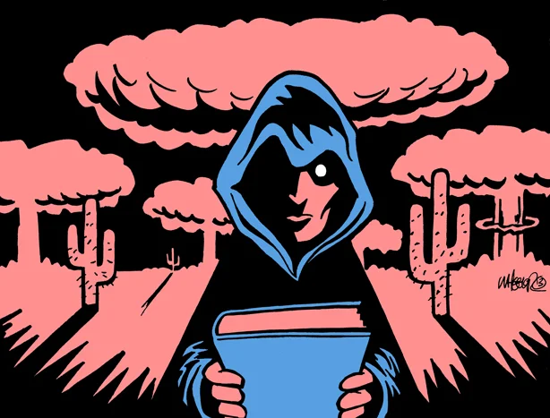 MOST INSANE DYSTOPIAS EVERProvided spot illustrations for Miles Raymer's article.&nbsp;