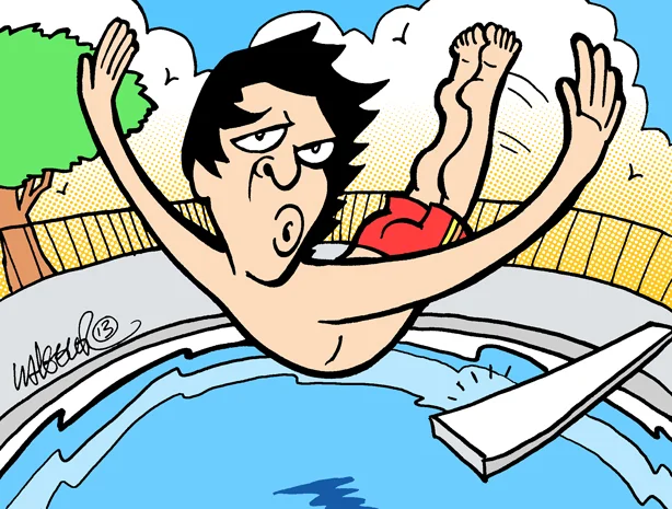 HOW TO BE MUCH BETTER AT DIVINGProvided spot illustrations.&nbsp;