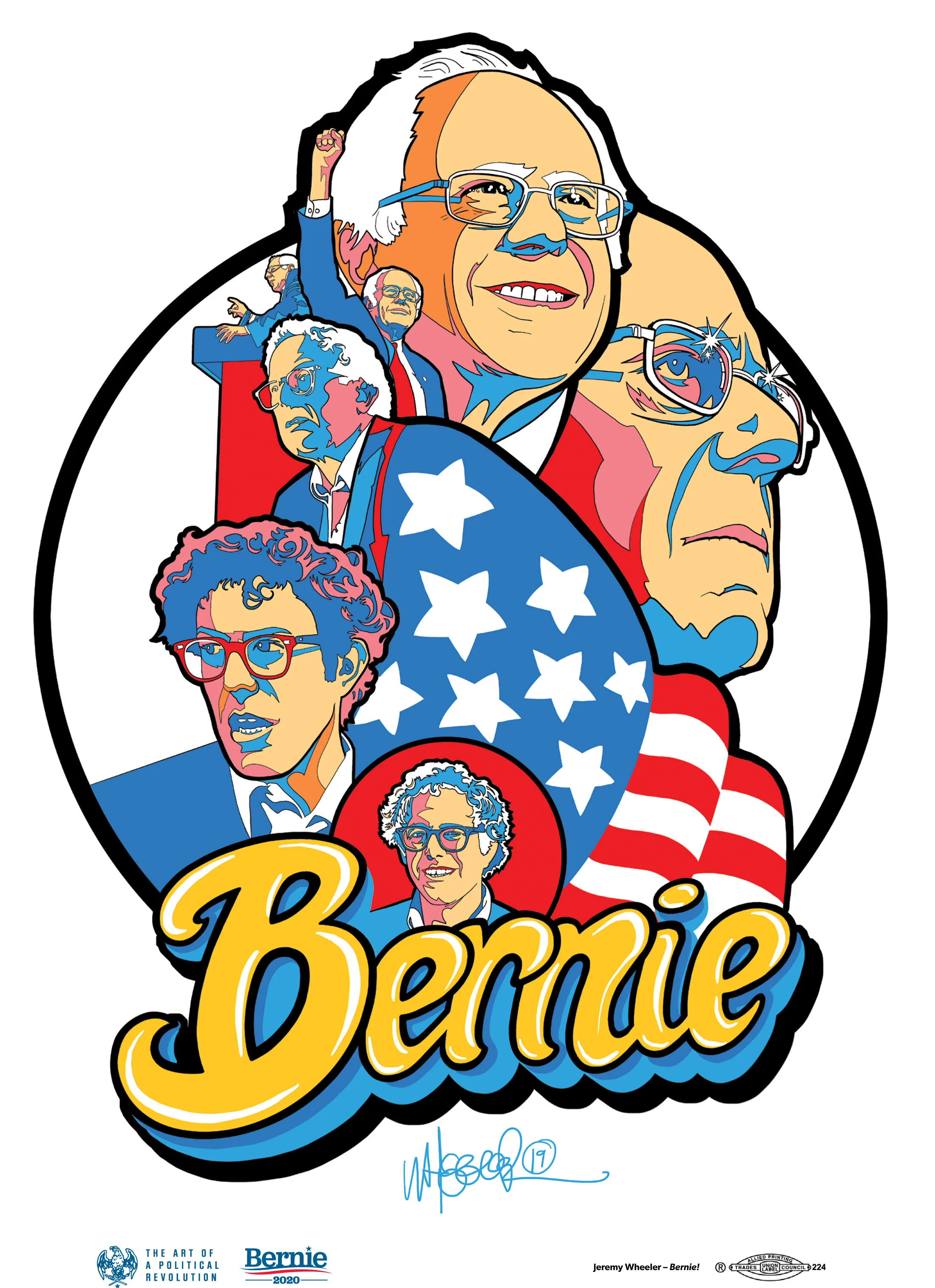 BERNIE SANDERS CAMPAIGN POSTER